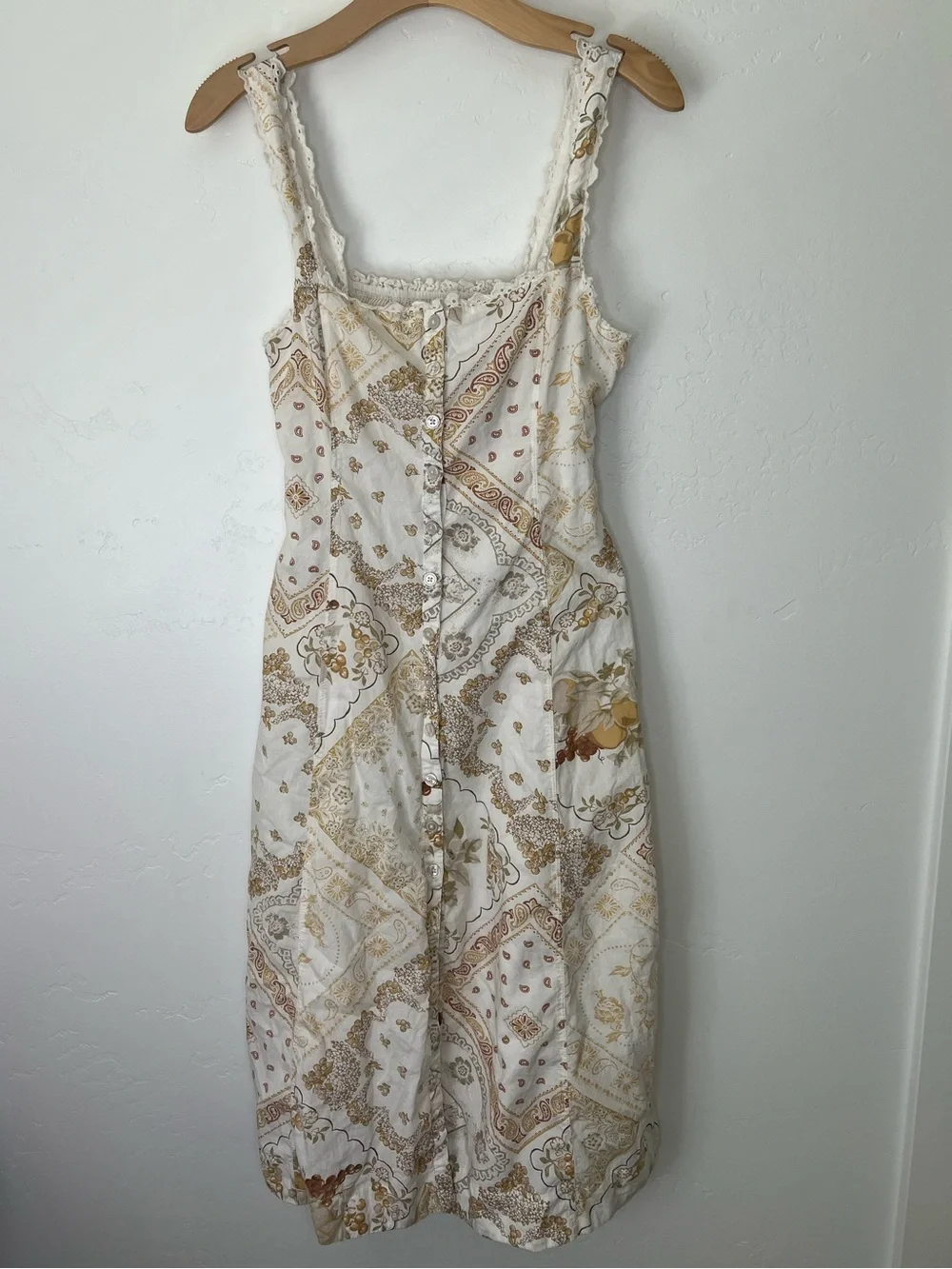 Kimchi Blue Button Front Midi Dress - Picture 1 of 3